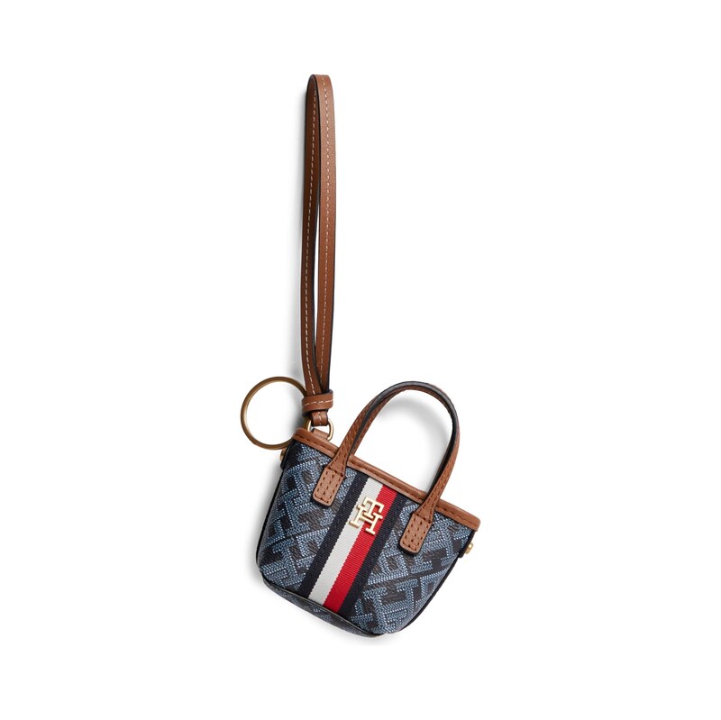 TOMMY HILFIGER Přívěsek na klíče azurová modrá / světlemodrá /