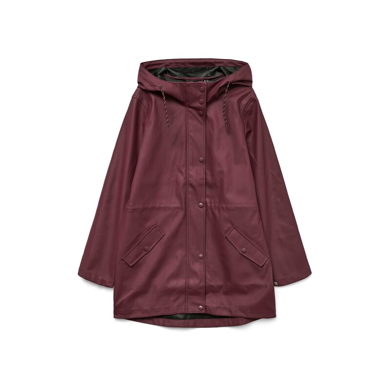 VERO MODA Přechodný kabát VMMalou tmavě červená