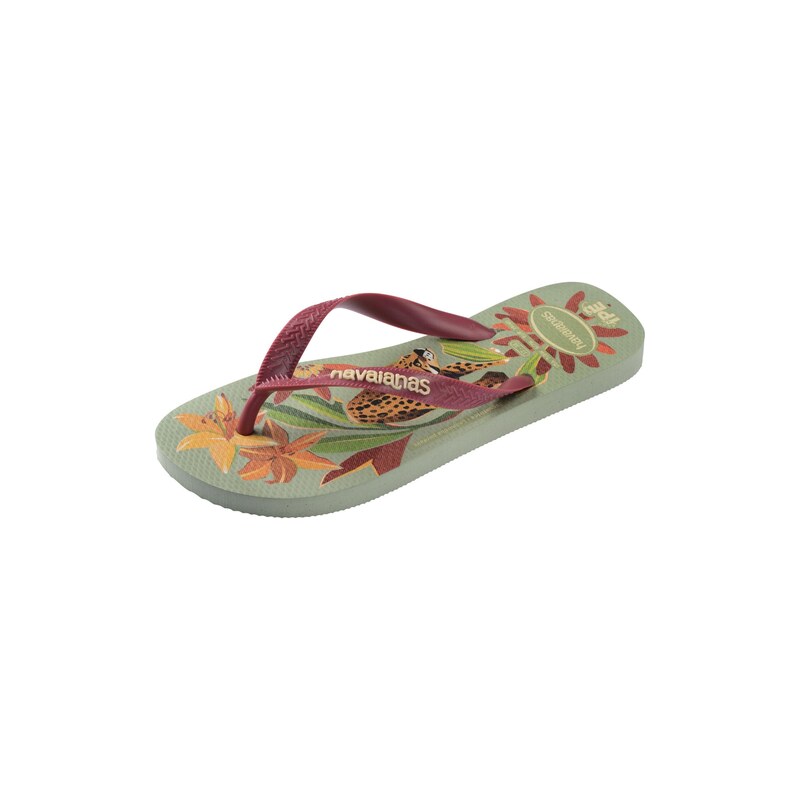 HAVAIANAS Žabky Ipe tmavě červená / bílá