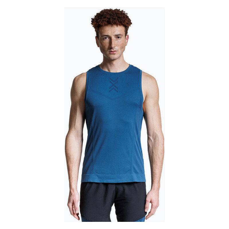 Koszulka do biegania męska X-Bionic Xceed Run slate blue/marine