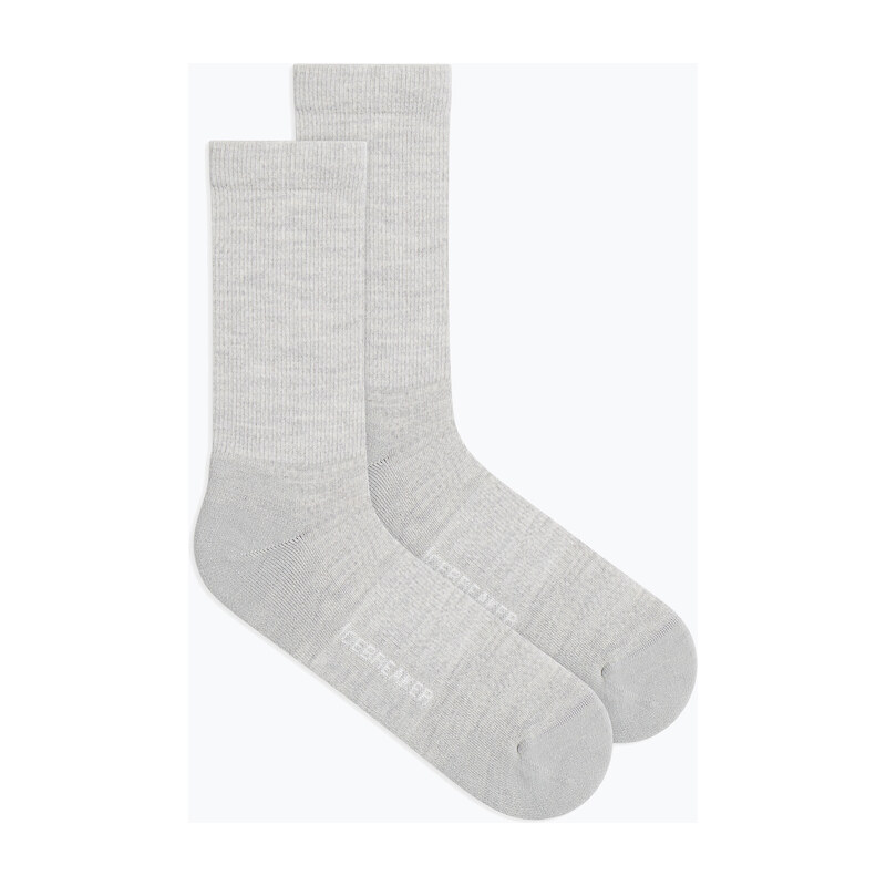 Pánské ponožky Icebreaker Merino Lifestyle Light Crew blizzard heather 116756016