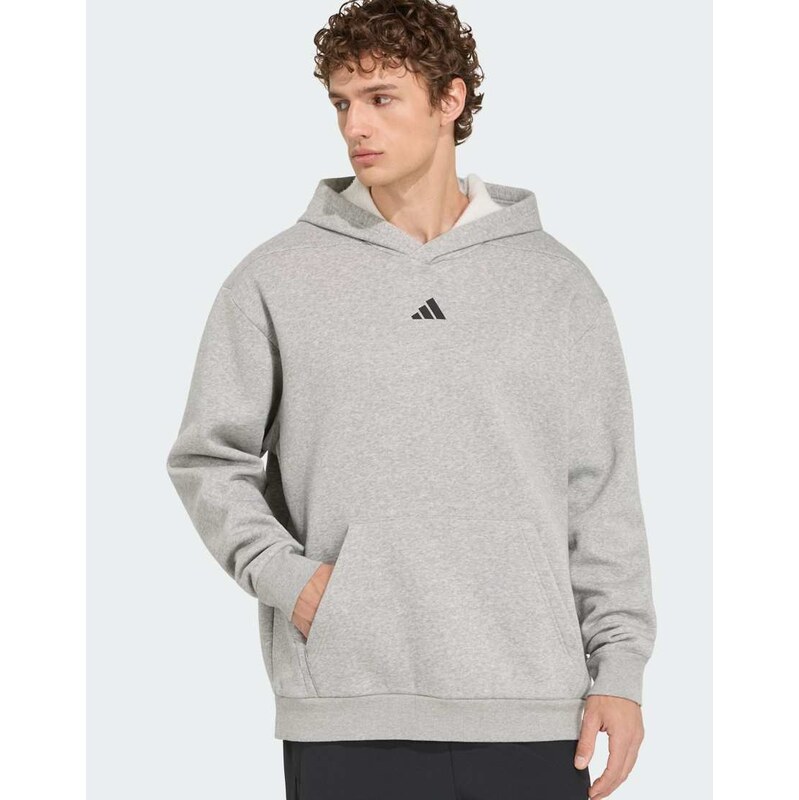 adidas performance Primelift workout oversize graphic hoodie in