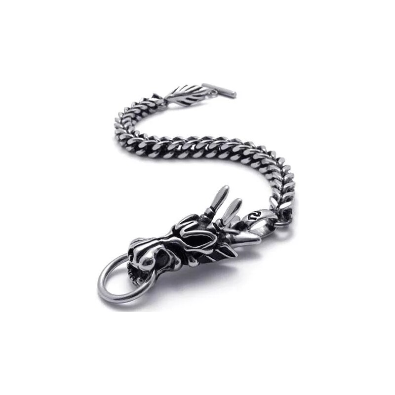 Impress Jewelry Náramek z chirurgické oceli Dragon