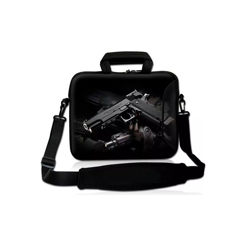 Huado taška přes rameno 15.6 Revolver 9 mm