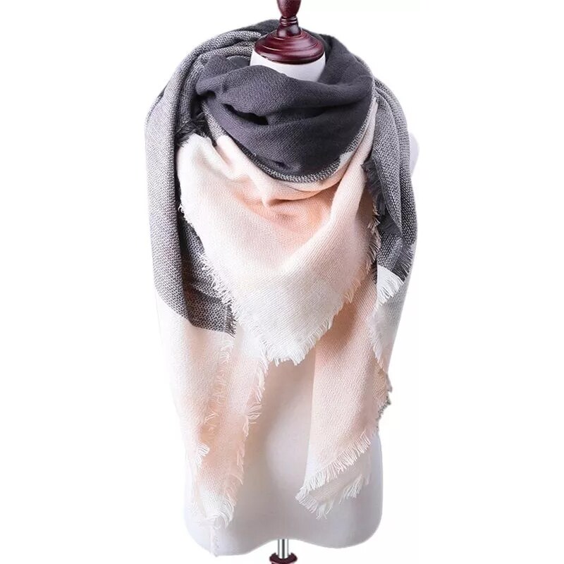 Cixi Blanket Dámská šála pončo Rosadark 140 cm
