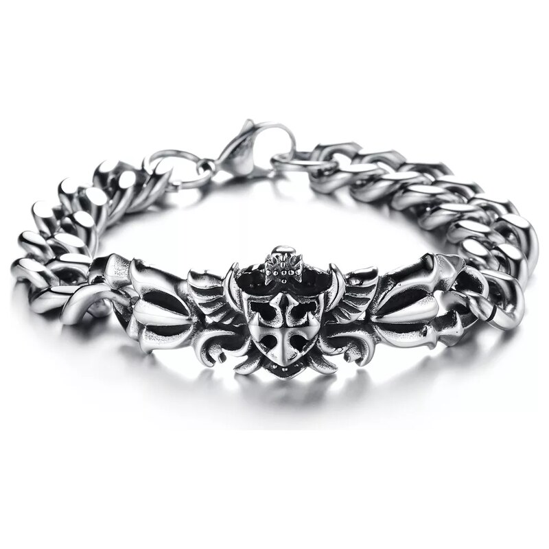 Impress Jewelry Náramek z chirurgické oceli Shifty Biker