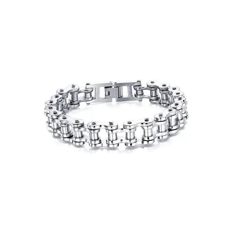 Impress Jewelry Náramek z chirurgické oceli Moto Chain -