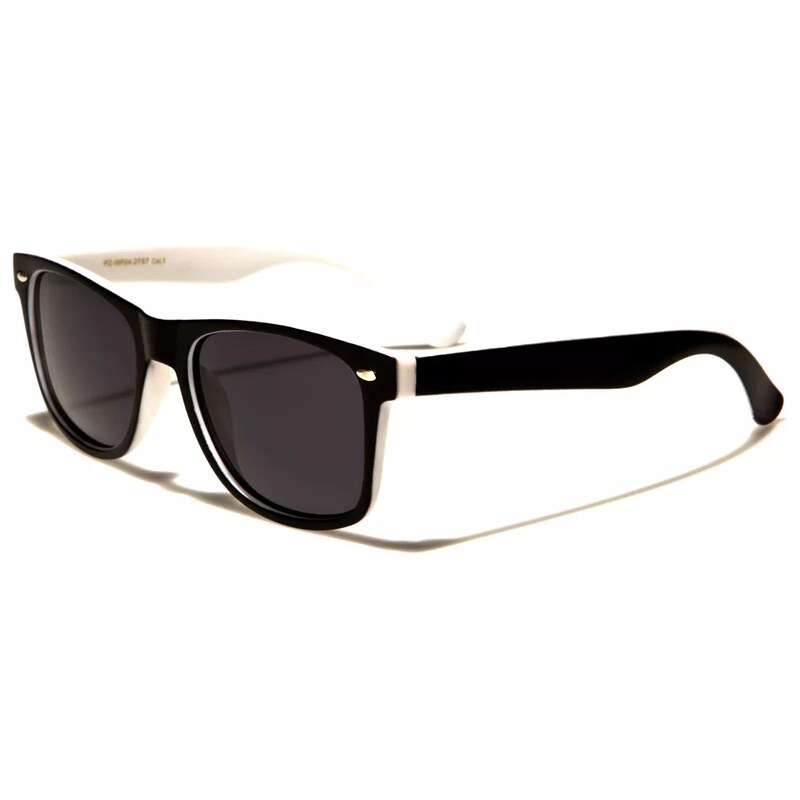 Retro Optix Sluneční brýle wayfarer polarizační WF04-PZA Bílé