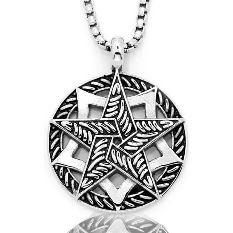 Impress Jewelry Přívěsek z chirurgické oceli Hexagram
