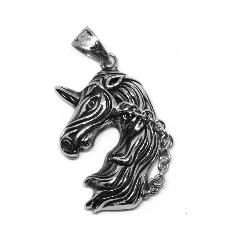 Impress Jewelry Přívěsek z chirurgické oceli Jednorožec
