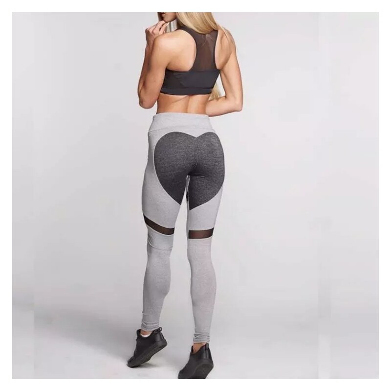 Carla Dámské Sportovní legíny Fitness SRDCE