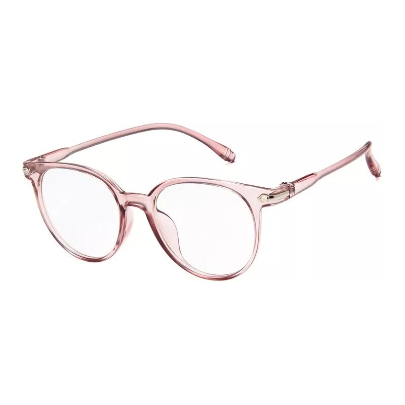 Wayfarer style Brýle blokující modré světlo Eye-care Růžové