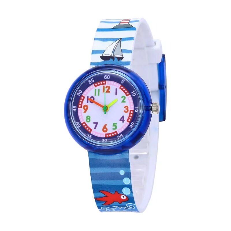 Shim Watch Chlapecké silikonové hodinky Námořník