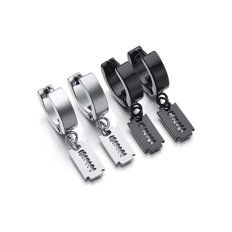 Impress Jewelry Punkové náušnice kroužky z chirurgické oceli
