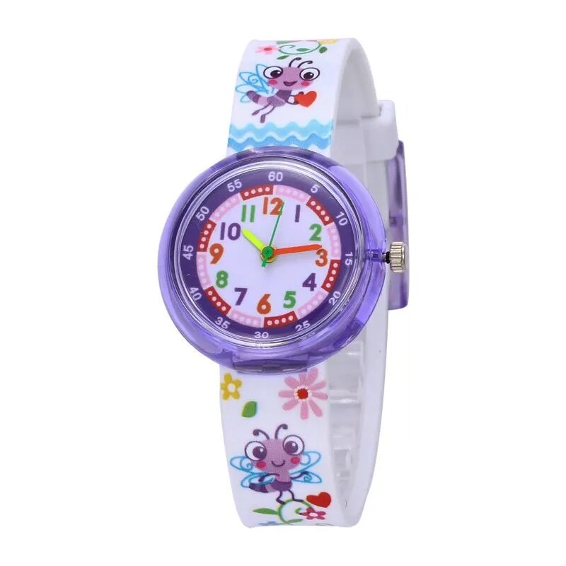 Shim Watch Dívčí silikonové hodinky Broučci