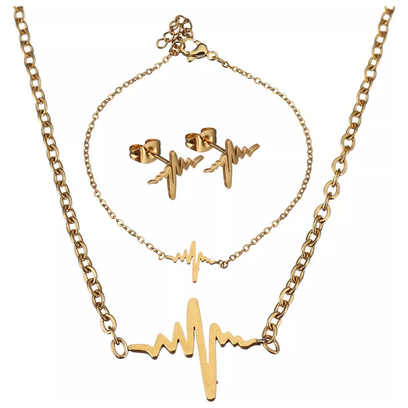 Impress Jewelry Souprava šperků z chirurgické oceli Still Alive