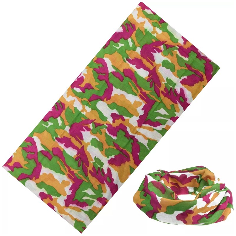 Artofpolo Multifunkční šatka Camouflage Girl 48x25cm