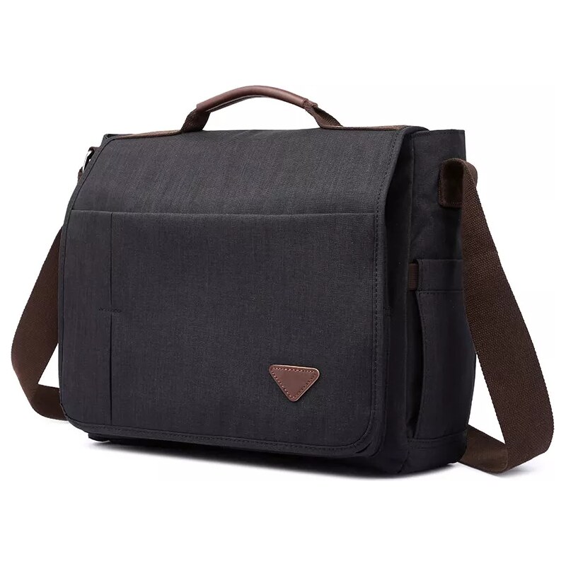 Canvasio plátěná crossbody taška Holden Černá 19L