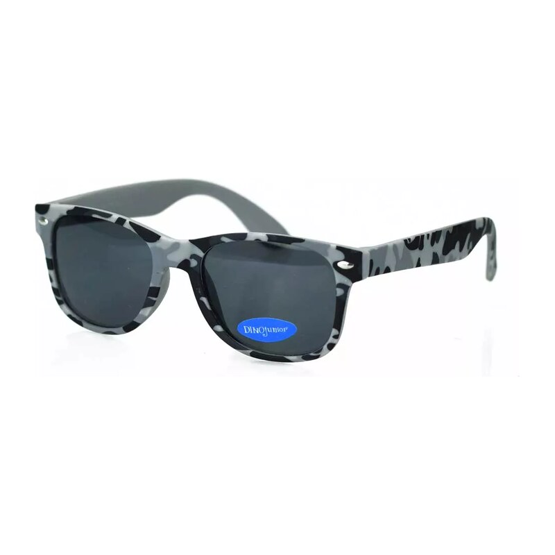 Dino Junior dětské sluneční brýle Wayfarer - Camouflage