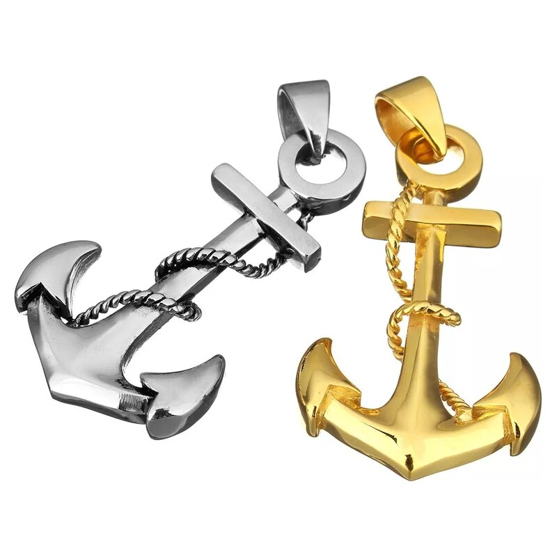 Impress Jewelry Přívěsek z chirurgické oceli Kotva - Anchor