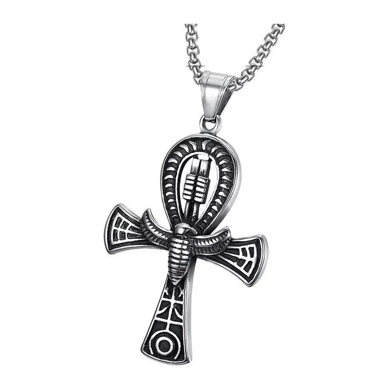 Impress Jewelry Přívěsek z chirurgické oceli Nilský kříž Anch