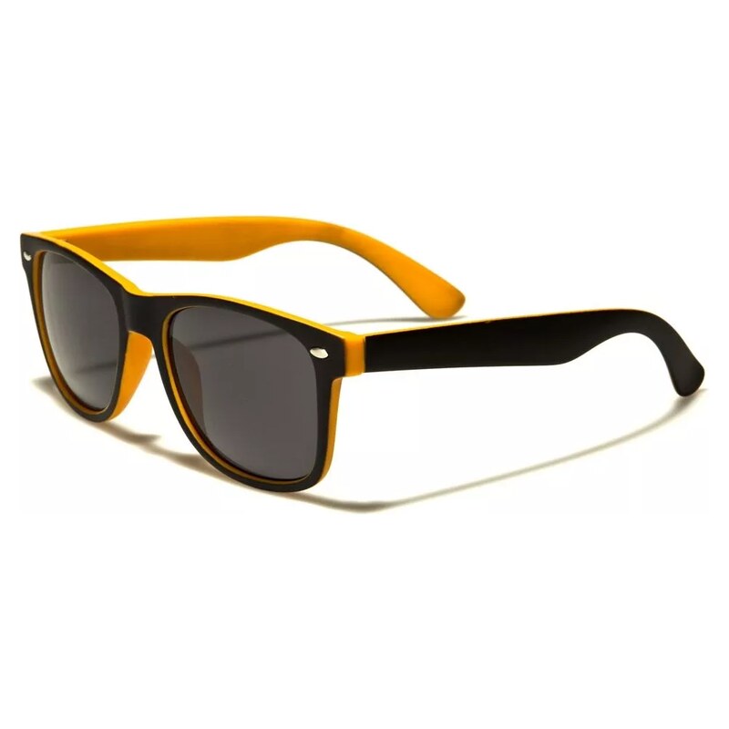 Retro Optix sluneční brýle wayfarer RUBBER Oranžové