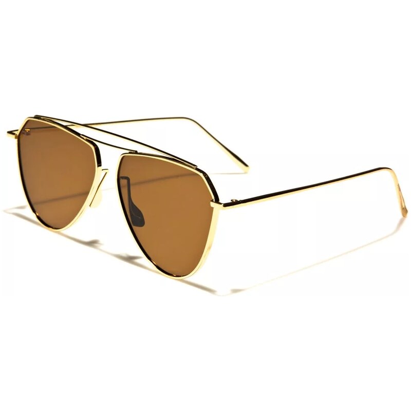 Olympic eyewear GISELLE dámské Sluneční brýle Aviator Hnědé