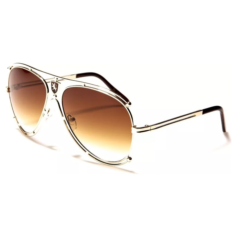 Khan Aviator Sluneční brýle Zlaté