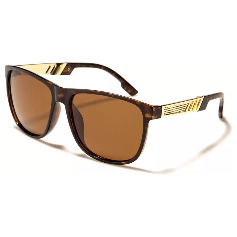 PolarSpex POLARIZED CLASSIC OVAL sluneční brýle Hnědé-zlaté