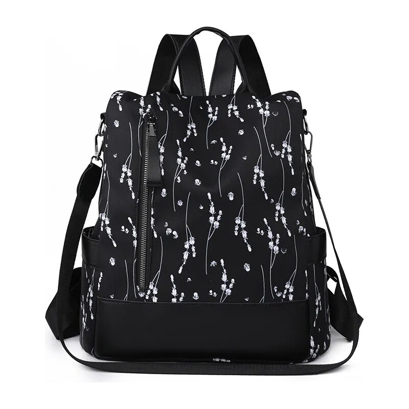 Lifestyle Crossbody batůžek s popruhem Kočičky Černý 14L