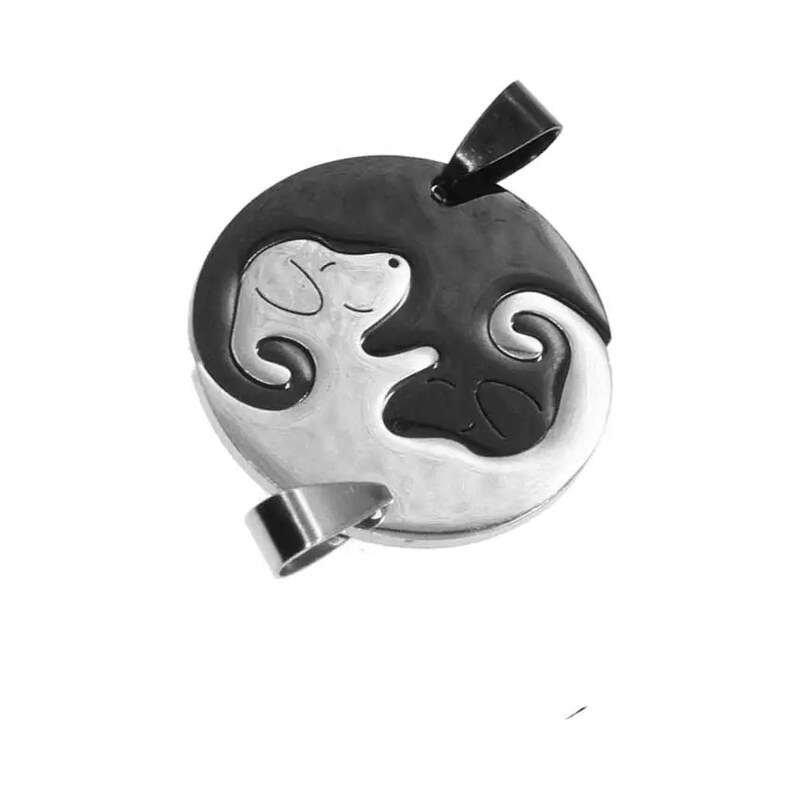Impress Jewelry Ocelové přívěsky puzzle Pejsek a Fenka - Pejsci