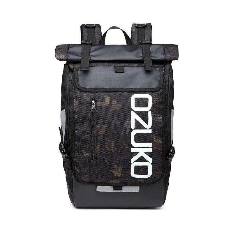 Ozuko sportovní rolovací batoh Escolar Camo 19L