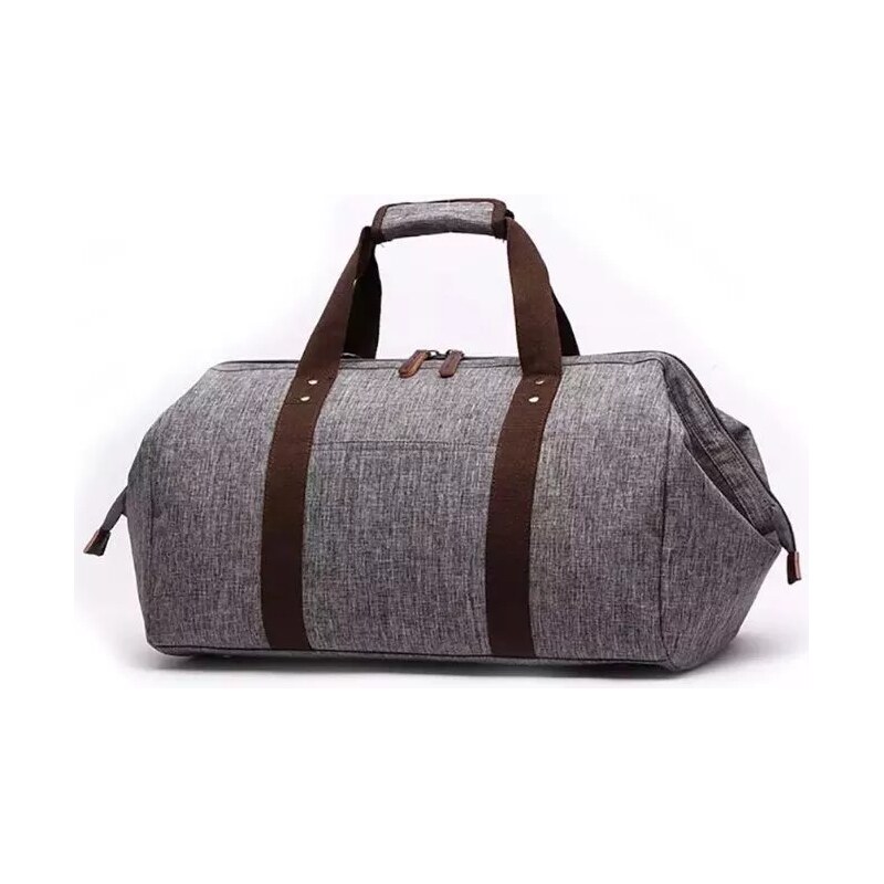 Canvasio cestovní plátěná canvas taška Gracián Šedá 36L