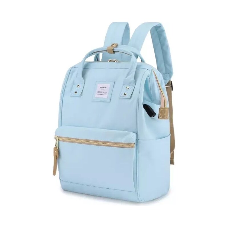 Himawari batoh USB port Apaté NR8 Světle Modrý 19L