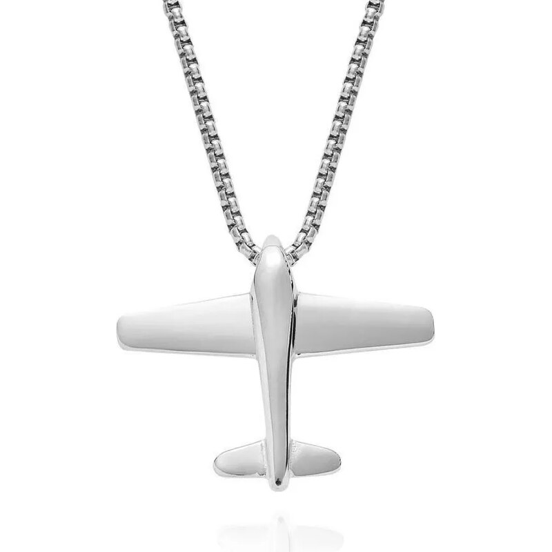 Impress Jewelry Přívěsek z chirurgické oceli Letadlo 815