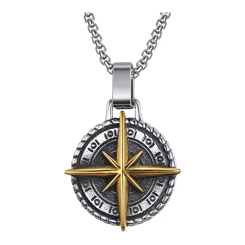 Impress Jewelry Přívěsek z chirurgické oceli Nordic Star -