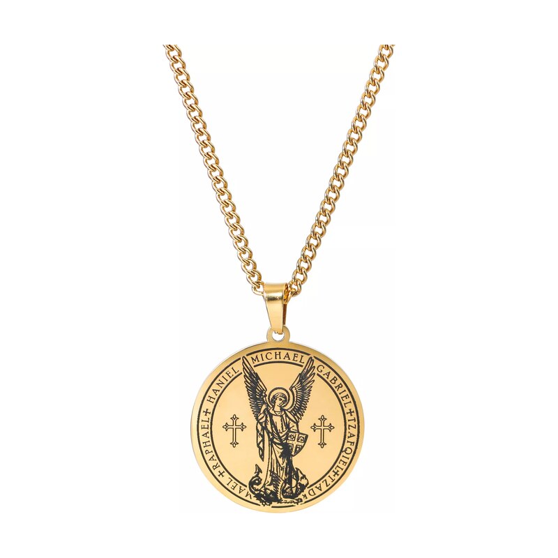 Impress Jewelry Přívěsek z chirurgické oceli Amulet Sedm