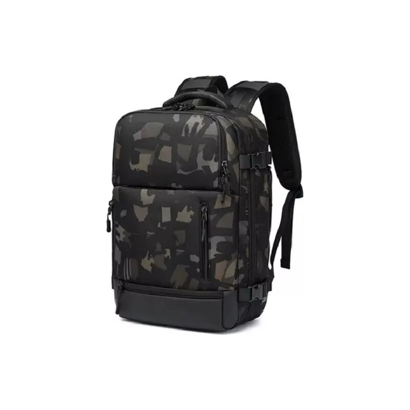 Ozuko Outdoor cestovní školní batoh s USB Daudet CAMO 22L