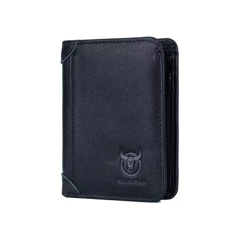 Bullcaptain elegantní kožená peněženka Gerold Černá