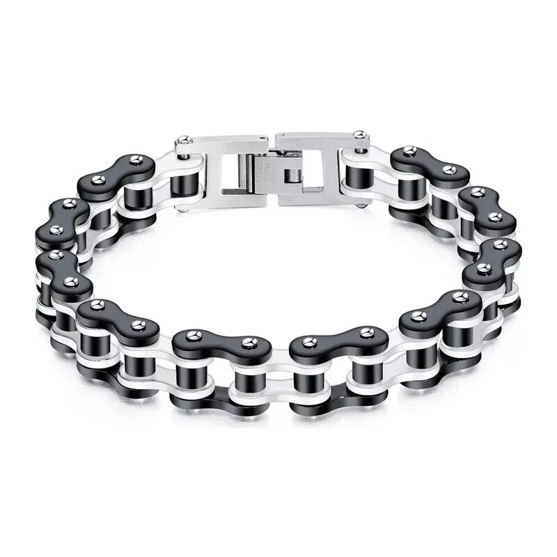 Impress Jewelry Náramek z chirurgické oceli Moto Chain -