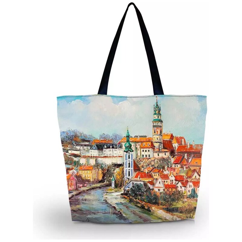 Huado nákupní a plážová taška - Český Krumlov