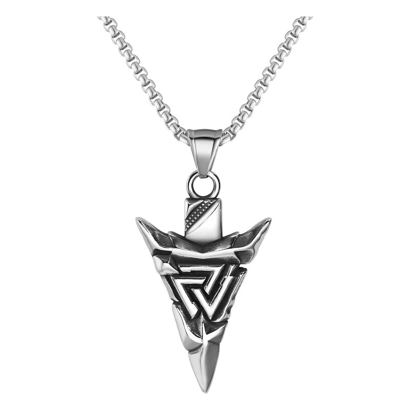 Impress Jewelry Přívěsek z chirurgické oceli Viking Arrowhead
