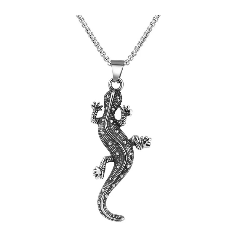 Impress Jewelry Přívěsek z chirurgické oceli Ještěrka Lizard