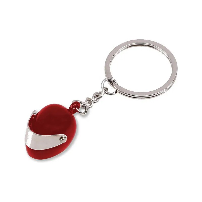 Impress Jewelry Přívěsek na klíče Moto Helma Červená