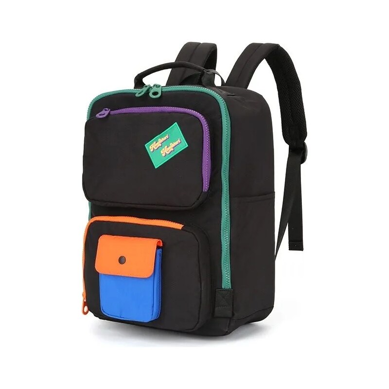 Himawari batoh Retro styl Černý 13L