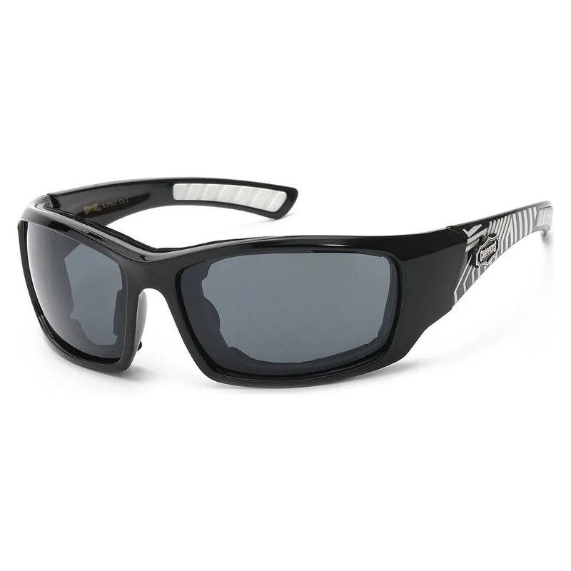 CHOPPERS Pánské Biker Sluneční brýle FOAM PADDED Bílé