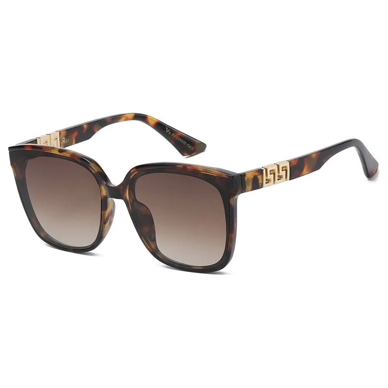 Olympic eyewear VG Luxury dámské ovální Sluneční brýle Leopard