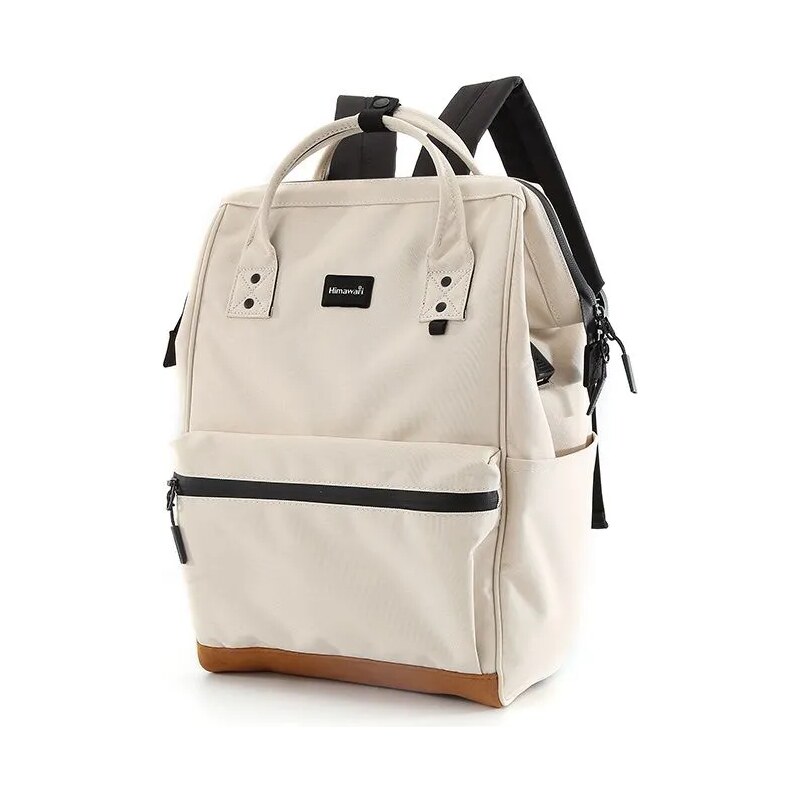 Himawari batoh s USB Tabitha Béžový 19L