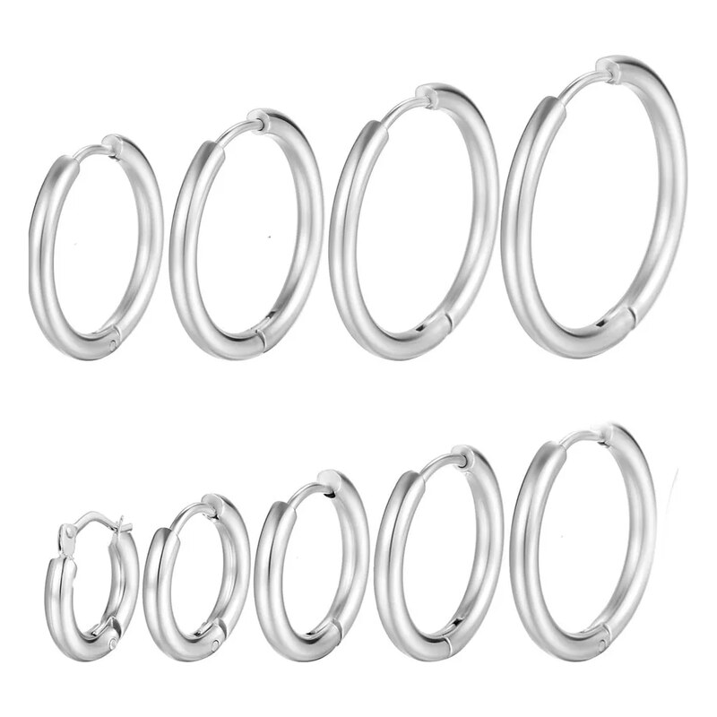 Impress Jewelry Kruhová náušnice z chirurgické oceli Kroužek