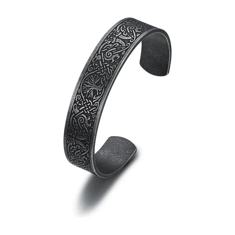 Impress Jewelry Náramek z chirurgické oceli Viking Strom života